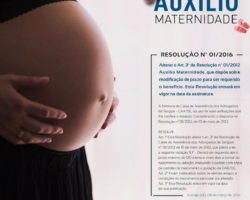 CAASE amplia prazo para requerer auxílio maternidade