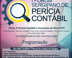 OAB/SE apoia realização do I Fórum Sergipano de Perícia Contábil