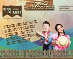 Criançada tem diversão garantida no XIII Forró dos Advogados!