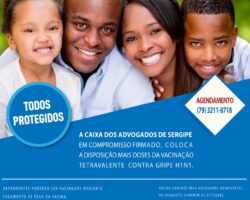 CAA/SE inicia 2ª Etapa da Vacinação Contra a Gripe H1N1