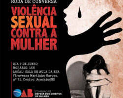 Silêncio nunca mais: em Sergipe, roda de conversa discutirá violência sexual contra mulher