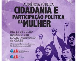 Em audiência pública, OAB/SE discutirá ações para concretização da equidade de gênero