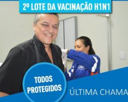 2ª Etapa H1N1: Interessados têm até esta quinta para receber a vacina na CAASE