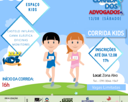 Corrida Kids e espaço exclusivo garantem esporte e diversão para a criançada na 6ª Corrida dos Advogados