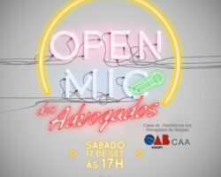 Venha dar um show no ‘Open Mic dos Advogados’!