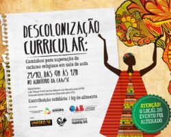 OAB/SE colocará em debate descolonização curricular e caminhos para superação do racismo religioso