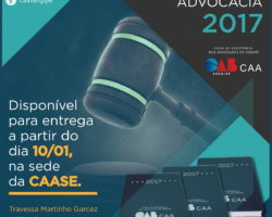 Agendas jurídicas 2017 serão entregues a partir do dia 10