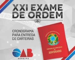 XXI Exame de Ordem: confira o cronograma para solenidade de compromisso