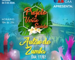 Hoje tem mais Projeto Verão Saúde no Calçadão da 13 de Julho!