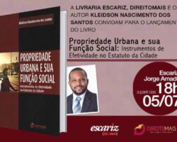 Diretor da ESA lança livro sobre Propriedade Urbana