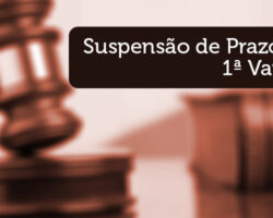 TRT20 informa suspensão de prazos na 1ª Vara do Trabalho de Aracaju