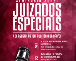 OAB/SE realiza seminário sobre juizados especiais