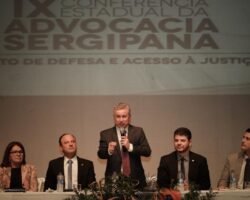 Em solenidade, presidente da OAB/SE anuncia 9ª Conferência Estadual da Advocacia