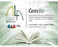 ESA assinará convênio com Academia de Letras de Aracaju