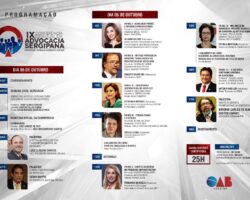 IX Conferência da Advocacia Sergipana inicia nesta quinta-feira, 05