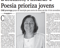 OAB/SE na mídia: II Concurso Concurso Cultural de Desenhos, Pinturas e Poesia é destaque no Jornal da Cidade