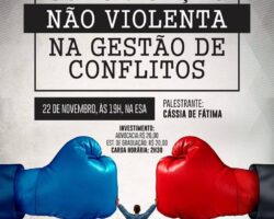 ESA realizará curso sobre comunicação não violenta na gestão de conflitos