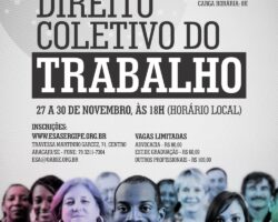 Neste mês, curso telepresencial da ESA abordará Direito Coletivo do Trabalho