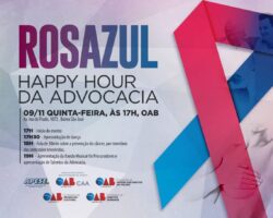 Happy Hour da Advocacia homenageia Outubro Rosa e Novembro Azul