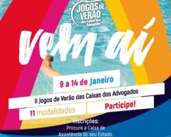 Advocacia sergipana participará do II Jogos de Verão em Vitória