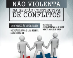 Workshop sobre comunicação não violenta acontecerá nesta quarta-feira, 14