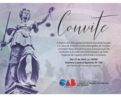 Sessão histórica do Conselho Pleno da OAB acontecerá nesta segunda-feira, 23, em Lagarto