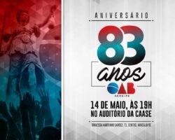 OAB/SE realizará sessão especial para celebrar 83 anos da seccional
