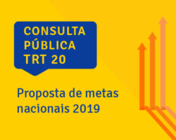 Metas para 2019: Advocacia pode participar de Consulta Pública do TRT20 até 30 de junho