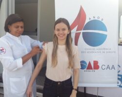 Campanha de imunização contra a gripe segue nas regionais da OAB/SE