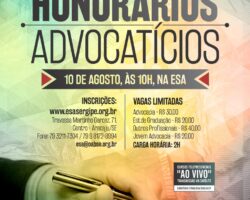 Honorários Advocatícios: OAB/SE promove curso telepresencial