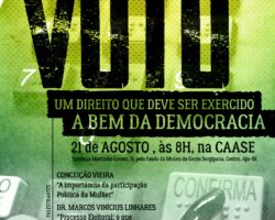 Ciclo de palestras promovido pela OAB/SE debaterá importância do voto e participação da mulher na política