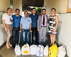 Em Itabaiana, OAB/SE realiza mais uma doação de alimentos arrecadados em curso