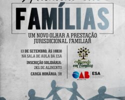 OAB/SE debate uma nova compreensão sobre a prestação jurisdicional em mais um curso