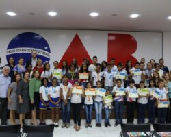 OAB/SE entrega prêmios aos vencedores do III Concurso Cultural de Desenhos, Pinturas e Poesias