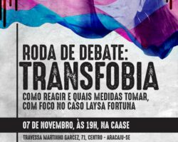 Caso Laysa Fortuna: OAB/SE realiza roda de conversa em combate à transfobia