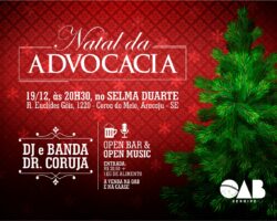 Natal da Advocacia acontece nesta quarta-feira, 19