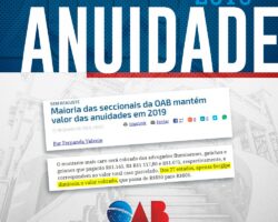Destaque na mídia: OAB/SE é única seccional a reduzir valor da anuidade