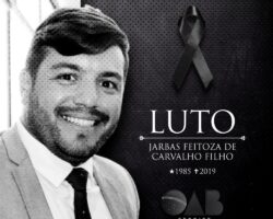 Corpo do advogado Jarbas Feitoza será sepultado amanhã