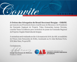 OAB/SE realiza posse da Comissão Regional de Propriá