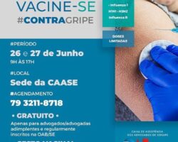 Vacinação contra gripe acontece nesta quarta-feira na CAASE