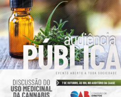 Regulação da canabbis para uso medicinal será tema de audiência pública promovida pela OAB/SE