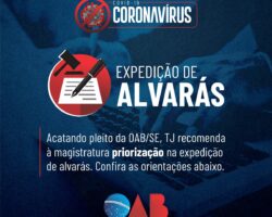 Acatando pleito da OAB/SE, TJ recomenda à magistratura priorização na expedição de alvarás