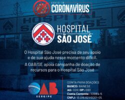 OAB/SE apoia campanha de doação de recursos para o Hospital São José