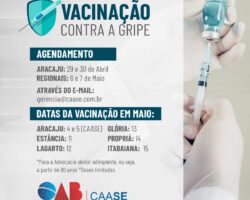 CAASE realizará a campanha de vacinação contra a gripe em maio