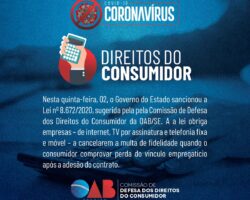 Governo do Estado sanciona lei sugerida por OAB/SE em defesa dos direitos do consumidor