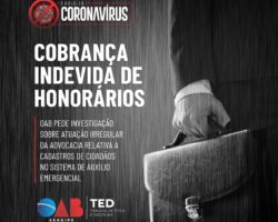 OAB pede investigação sobre atuação irregular da advocacia relativa a cadastros no Sistema de Auxílio