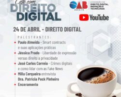 OAB/SE realiza evento virtual “Café Com Direito Digital” nesta sexta-feira, 24