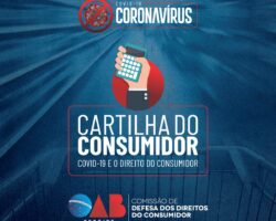 Covid-19: OAB/SE lança cartilha com orientações aos consumidores em tempos de pandemia