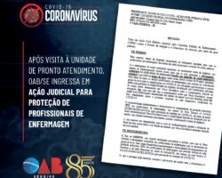Relatório da Comissão de Direitos Humanos da OAB/SE e COFEN embasa Ação Civil Pública para proteção de profissionais de enfermagem