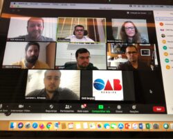 Reunião de Comissão de Advocacia Pública da OAB/SE delibera realização de seminário virtual